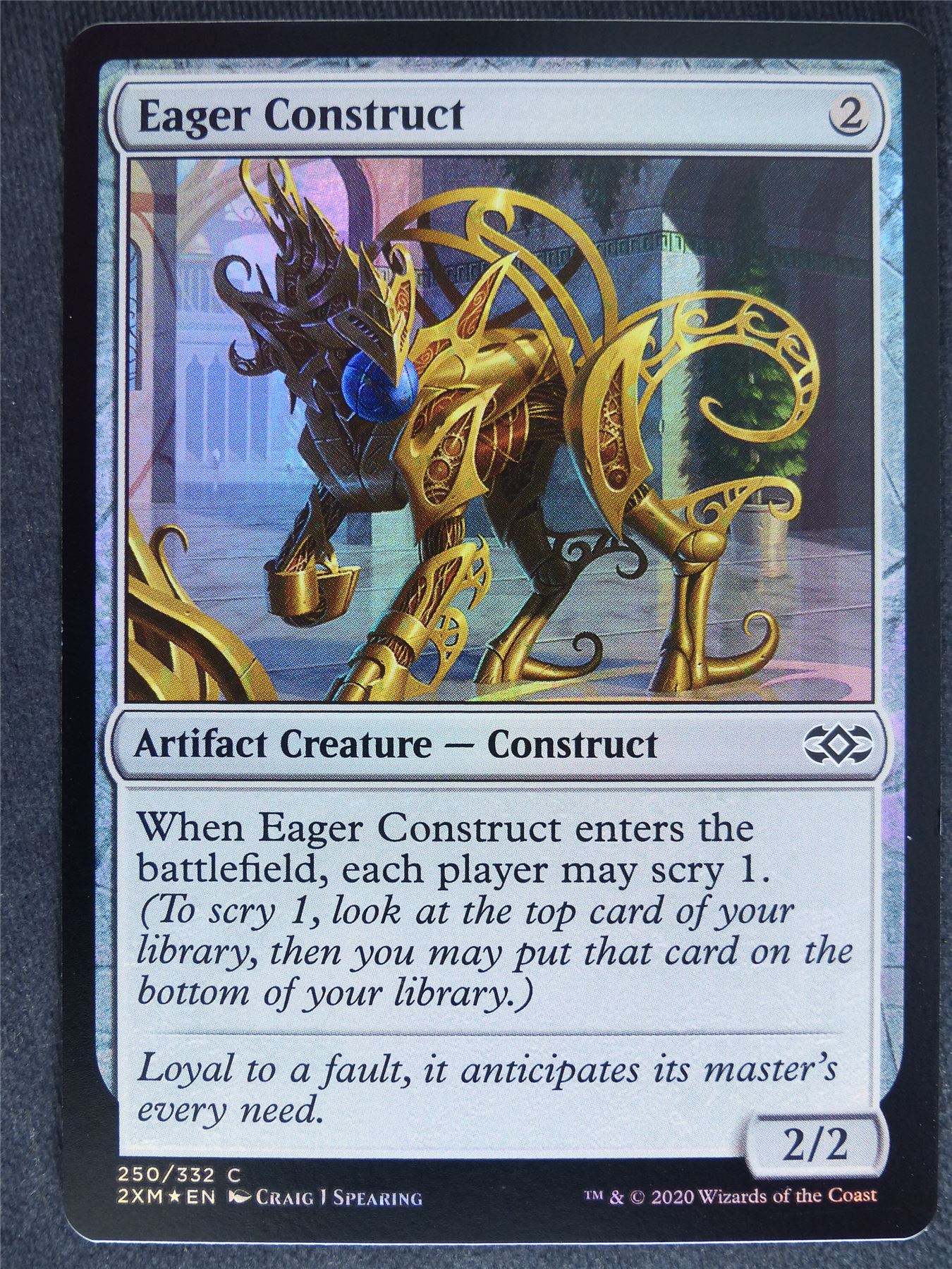 Eager Construct Foil - Double Masters - Mtg Magic Cards #2U