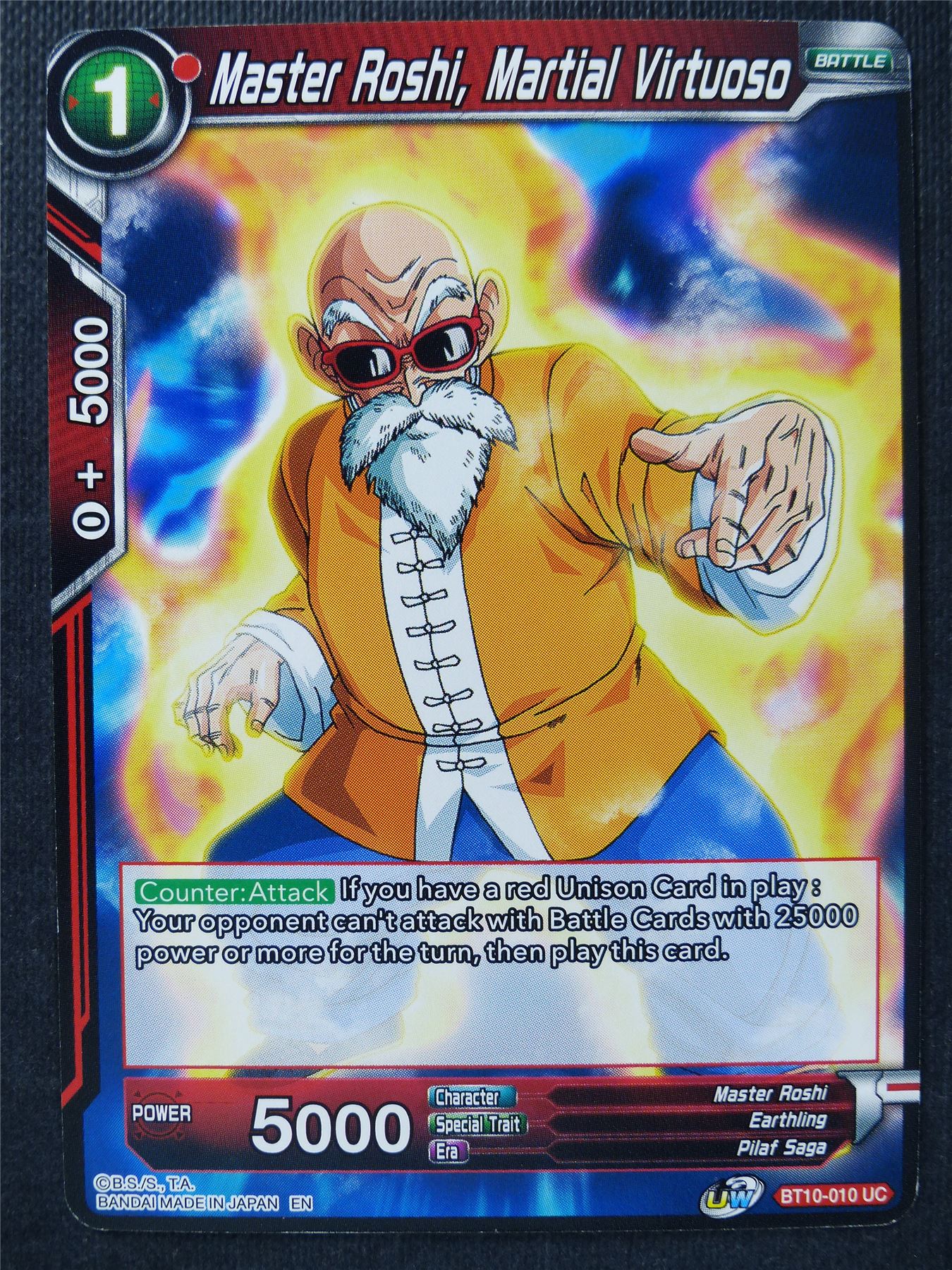 Master Roshi Martial Virtuoso - Dragon Ball Super Cards #9E