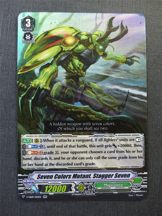 Seven Colors Mutant Stagger Seven V-EB09 RR - Vanguard Cards #10R