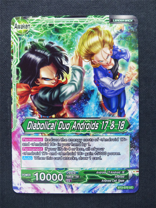 Diabolical Duo Androids 17 & 18 - Dragon Ball Super Cards #WQ