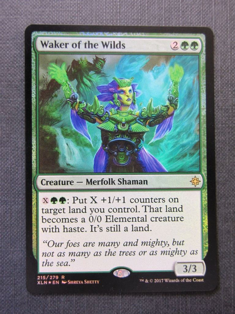 Waker of the Wilds Foil - Mtg Magic Cards # 3D13