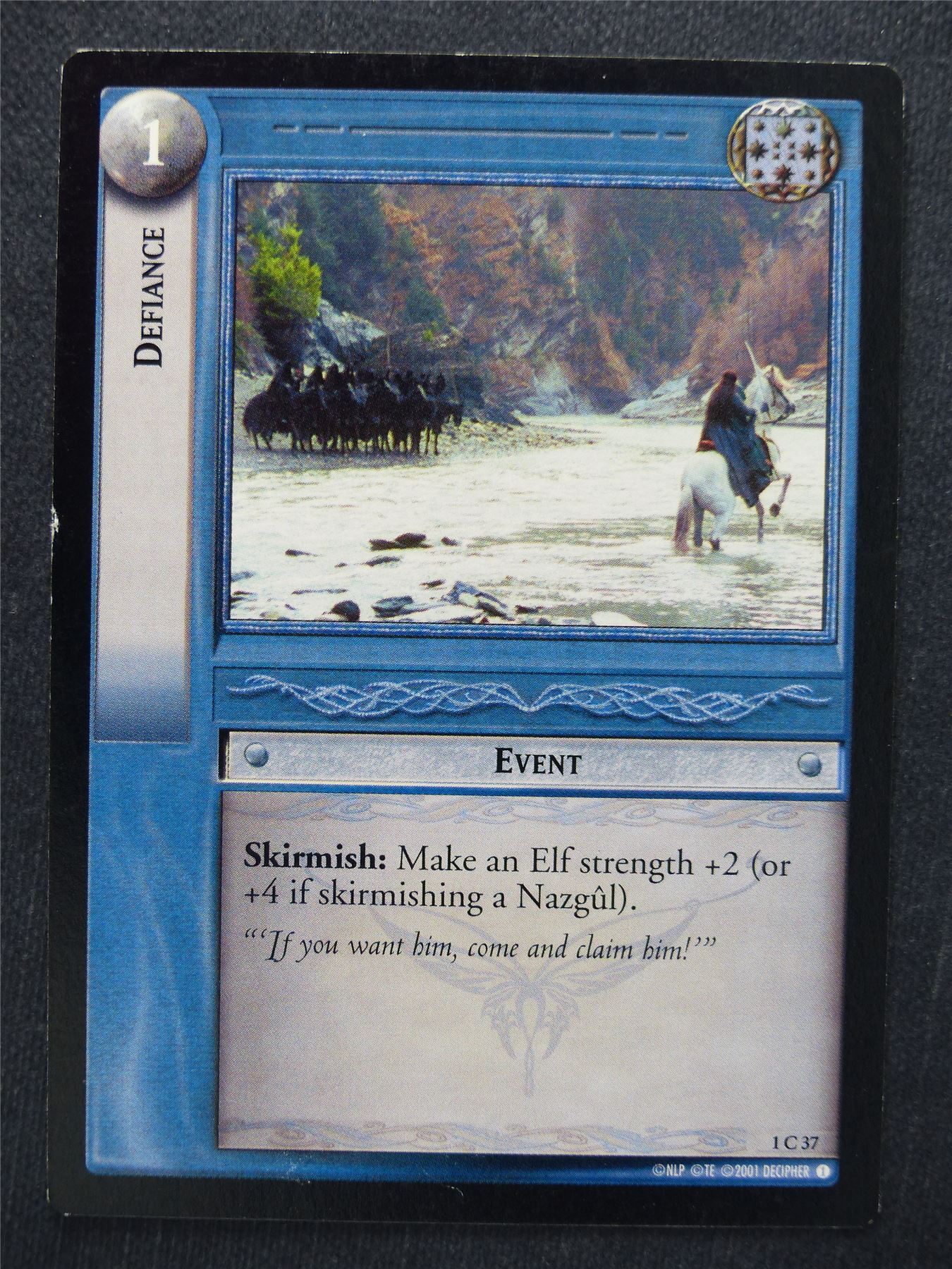 Defiance 1 C 37 - LotR Cards #U4