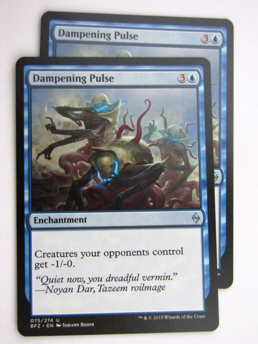 MTG Cards: BATTLE FOR ZENDIKAR: DAMPENING PULSE x2 # 37B84