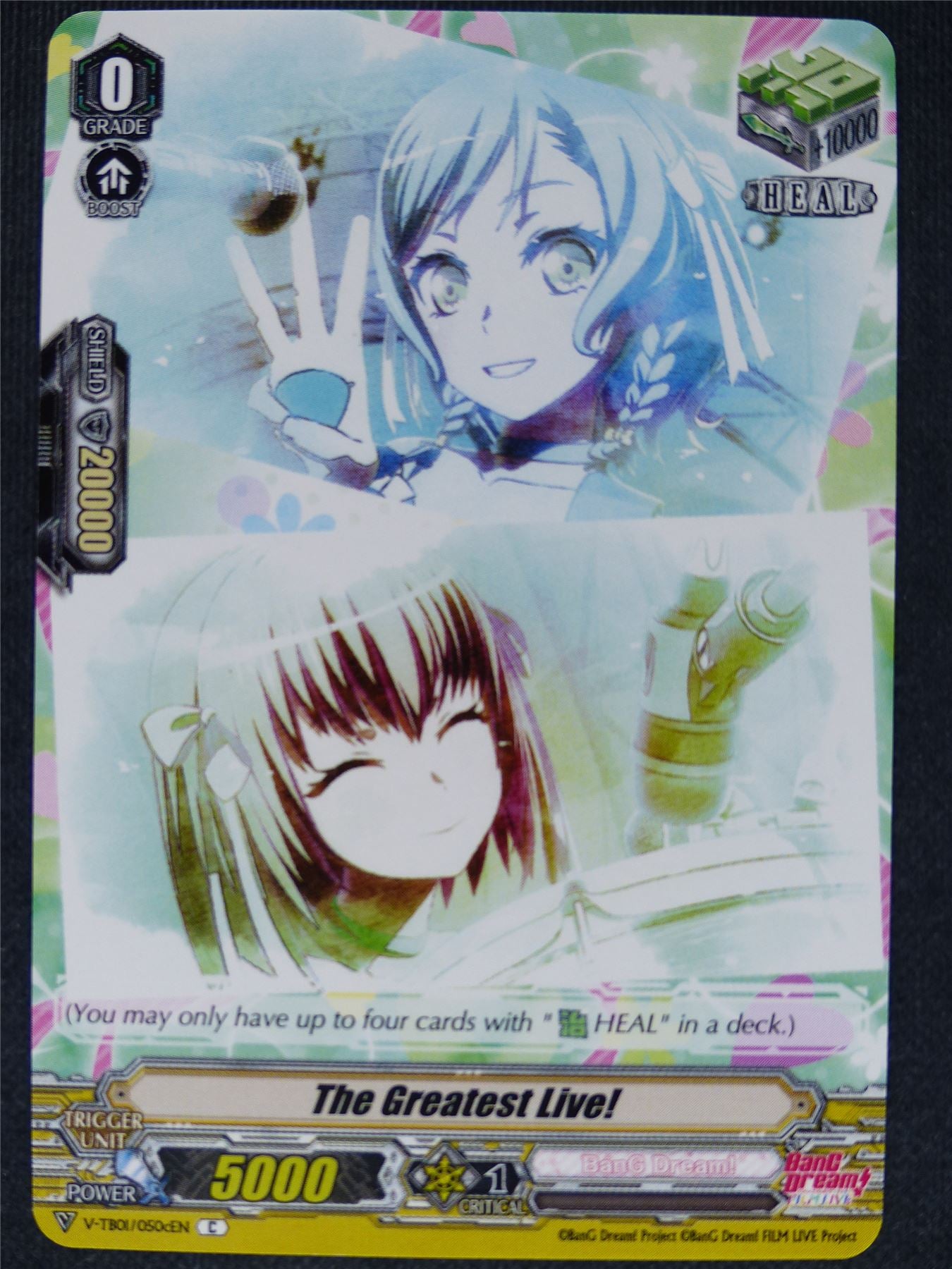 The Greatest Live! V-TB01c C - Vanguard Cards #FI
