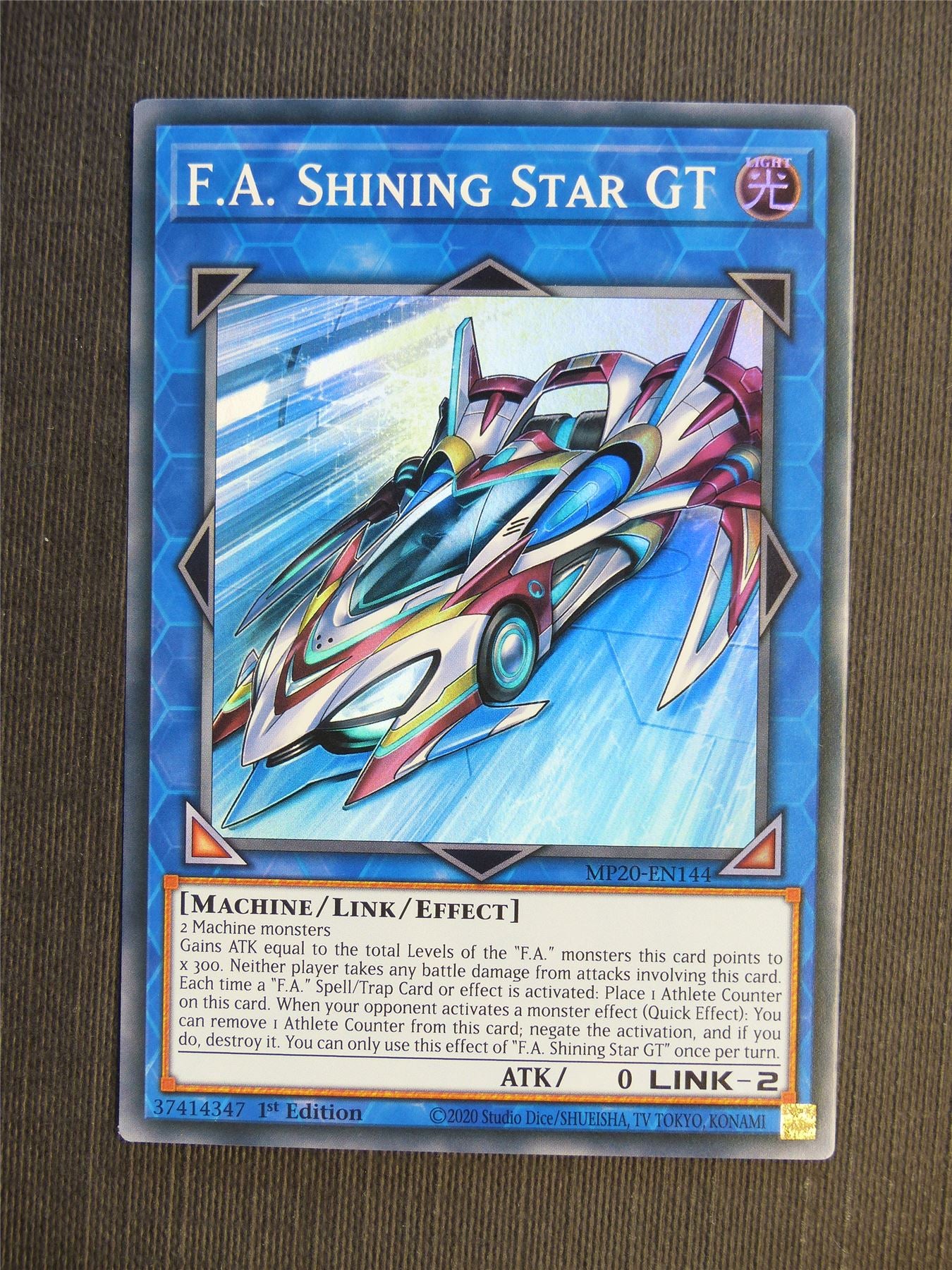 F.A. Shining Star GT MP20 Super Rare - 1st ed - Yugioh Cards #68S