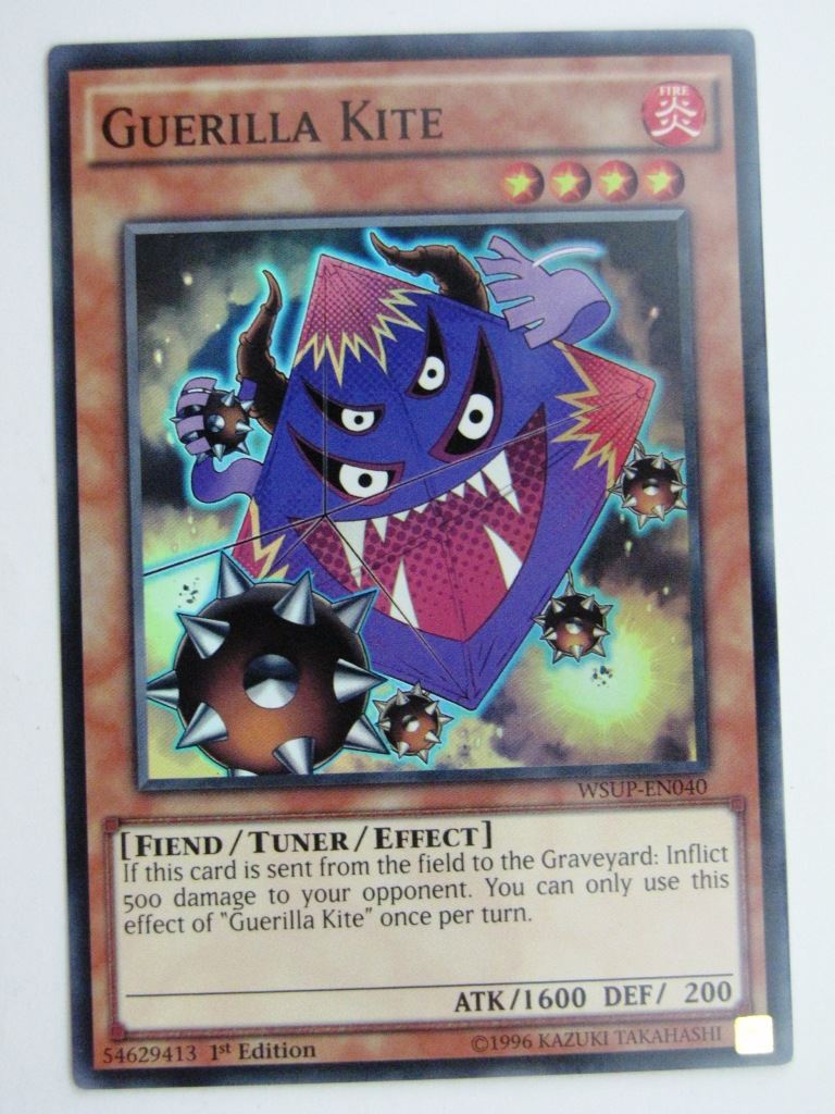 Yugioh Cards: GUERILLA KITE WSUP SUPER RARE # 25F1