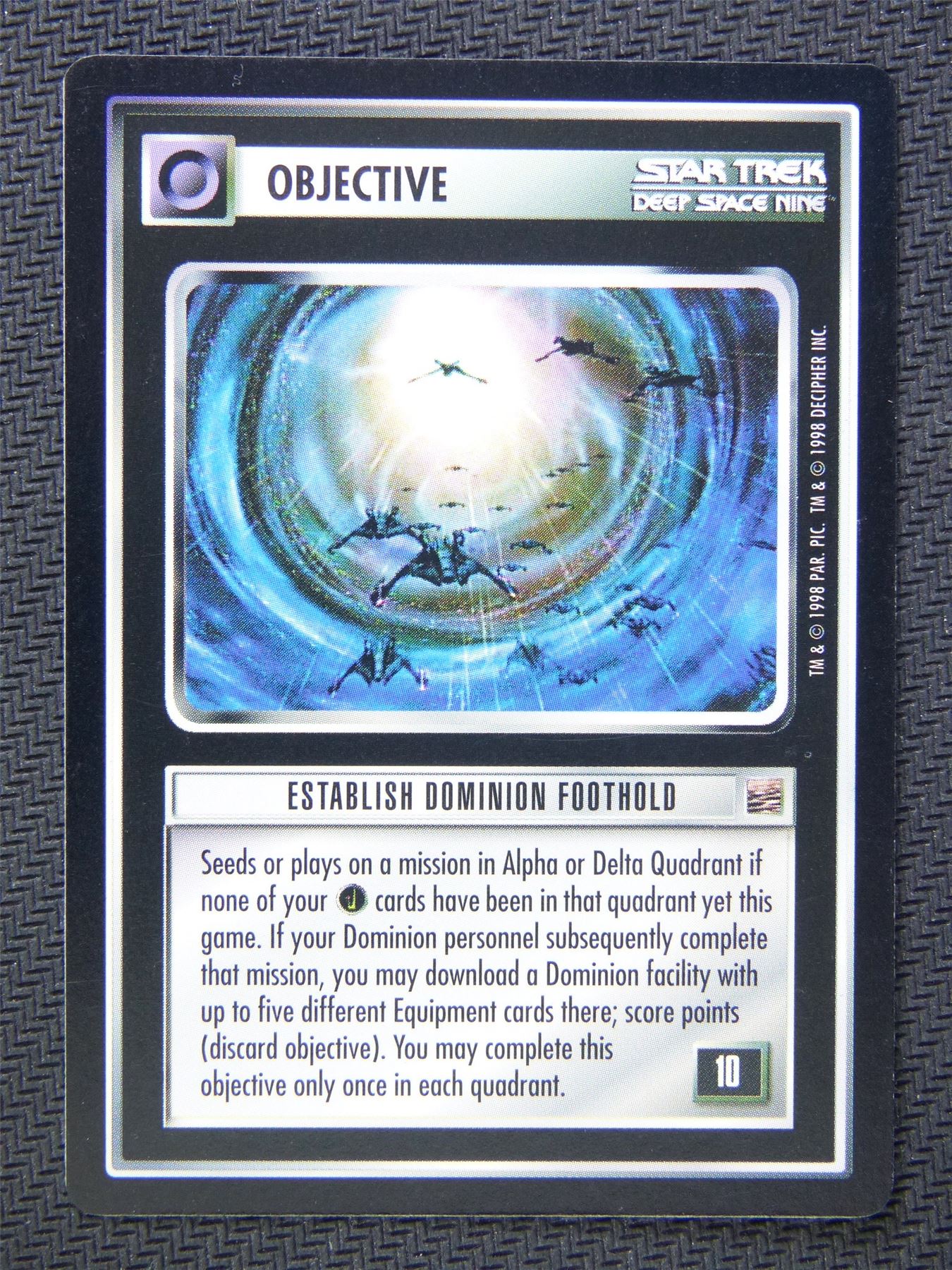 Objective Establish Foothold - Star Trek CCG Deep Space Nine #5BL