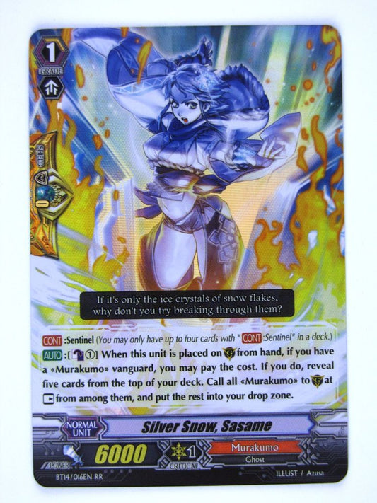 Cardfight!! Vanguard Cards: SILVER SNOW, SASAME BT14 RR