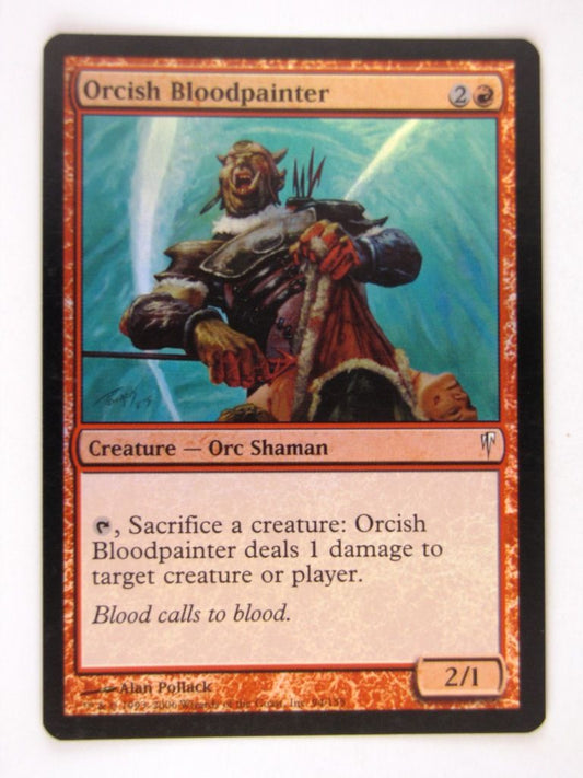 Mtg FOIL - ORCISH BLOODPAINTER - played