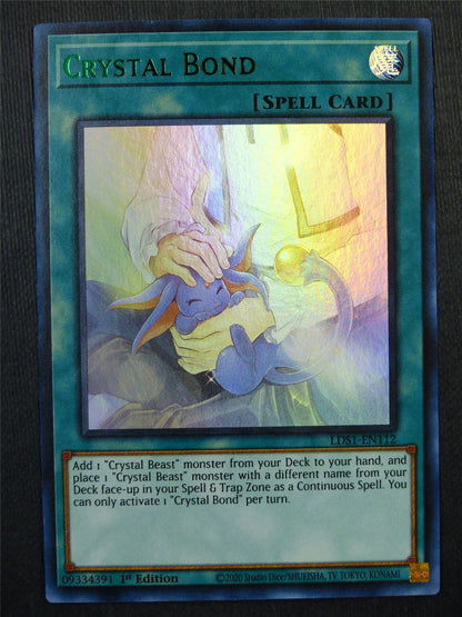 Crystal Bond LDS1 League Rare - 1st ed Yugioh Cards #4VY
