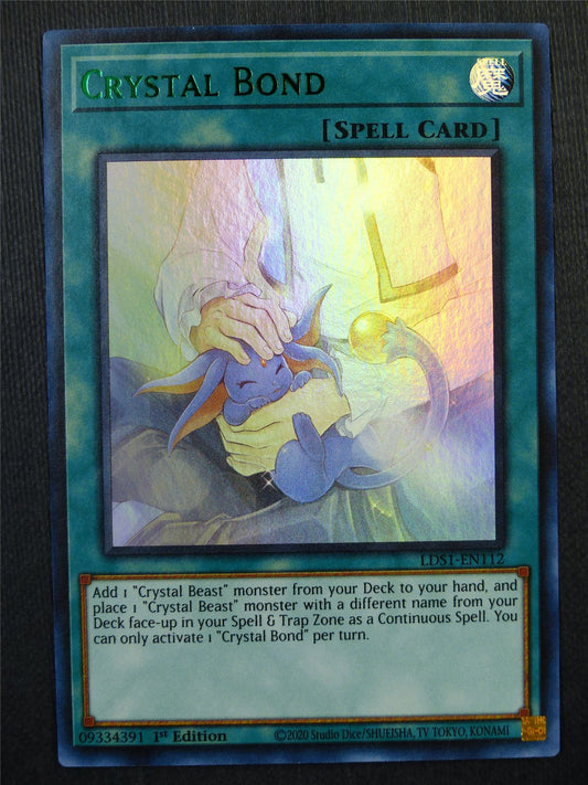 Crystal Bond LDS1 League Rare - 1st ed Yugioh Cards #4VY