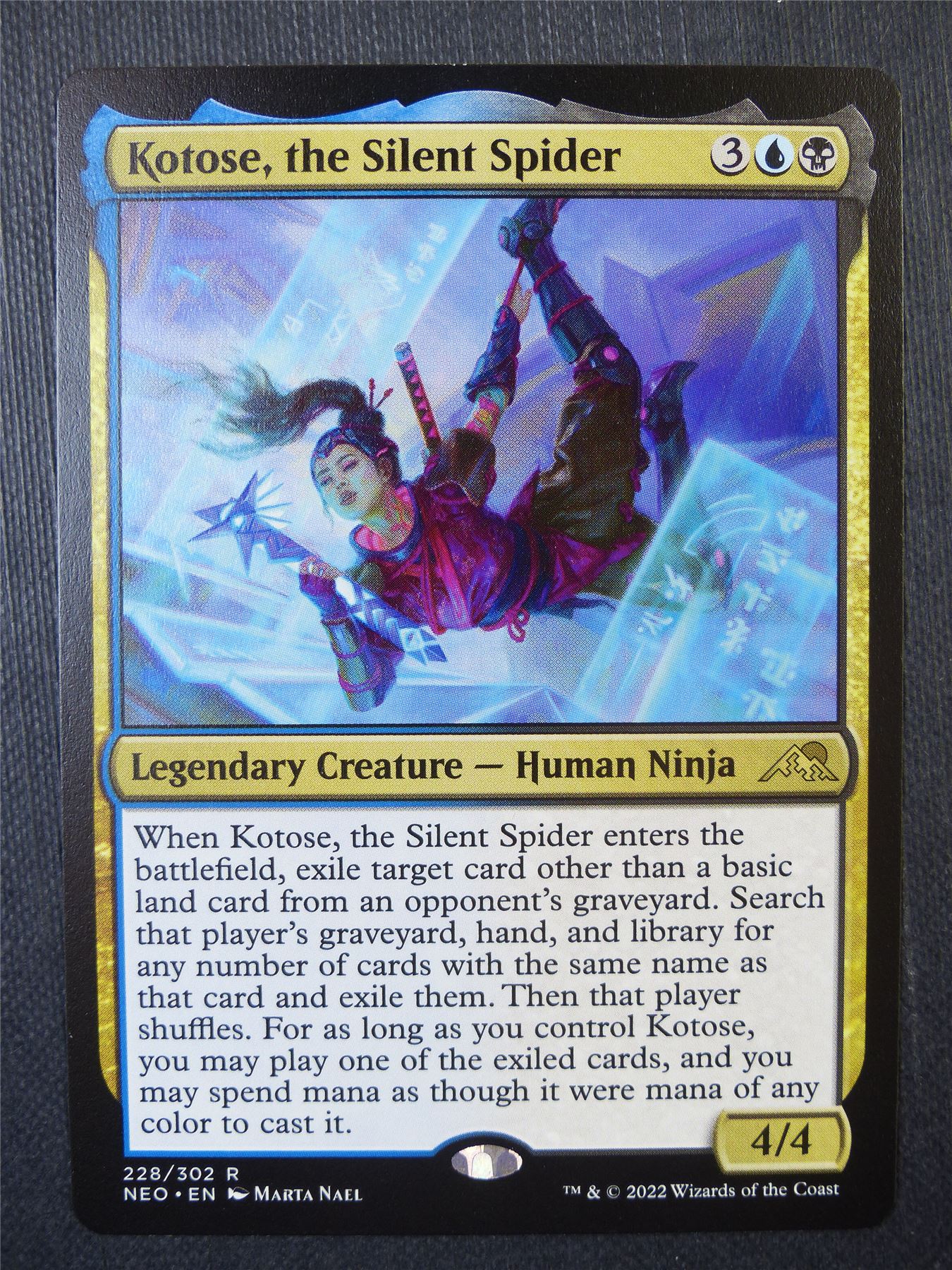 Kotose the Silent Spider - Mtg Card #8BJ