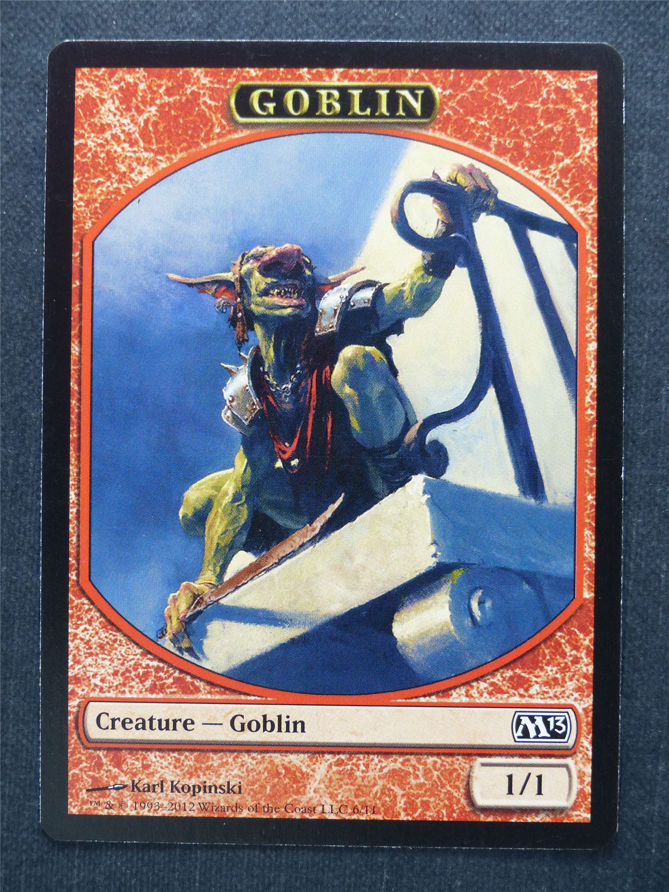 Goblin Token - Mtg Magic Card #9Z