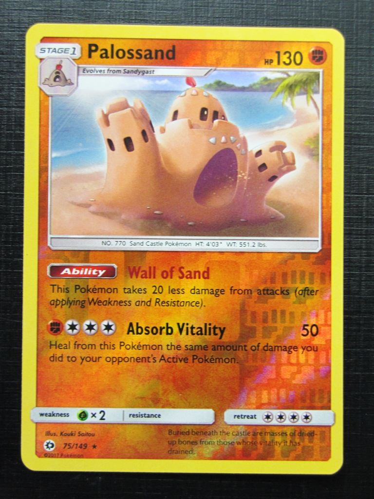 Pokemon Cards: PALOSSAND 75/149 REVERSE HOLO # 25A28