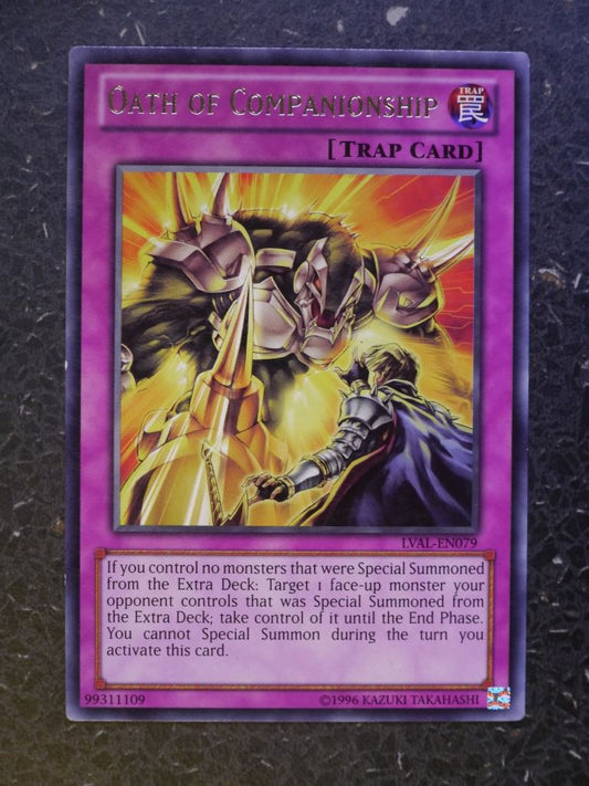 Yugioh Cards: OATH OF COMPASIONSHIP LVAL  RARE # 9C85