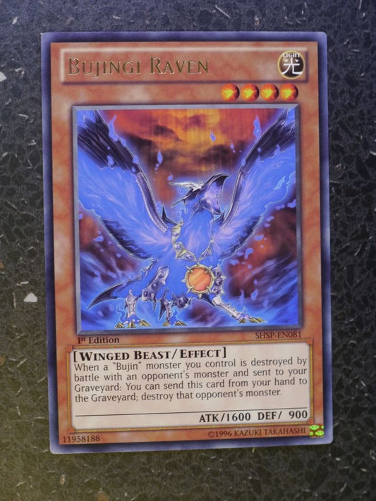 Yugioh Cards: BUNJINGI RAVEN SHSP RARE # 3G76