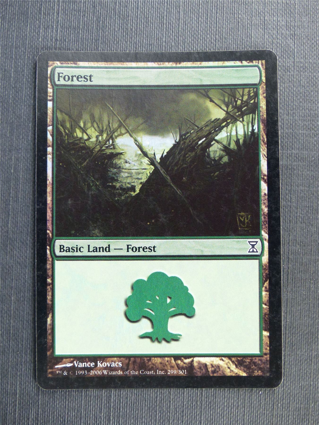 Forest 299/301 Foil - Mtg Magic Cards #52B
