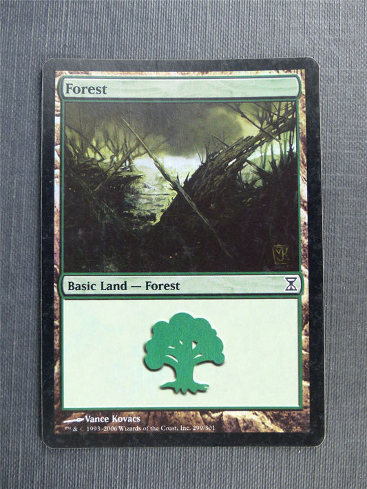 Forest 299/301 Foil - Mtg Magic Cards #52B