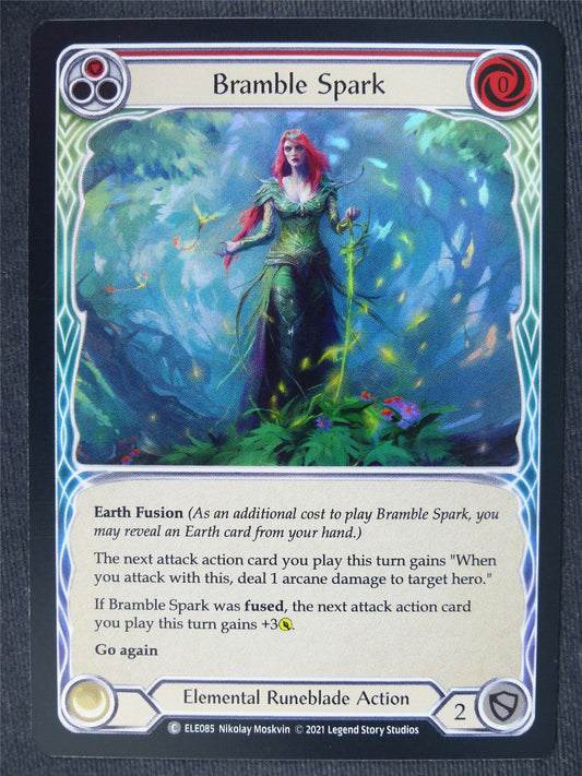 Bramble Spark C Foil Red - 1st Ed Tales of Aria - Flesh and Blood