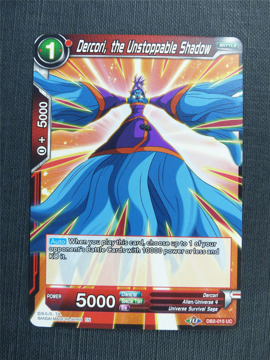 Dercori the Unstoppable Shadow - DB2 Dragon Ball Super Card