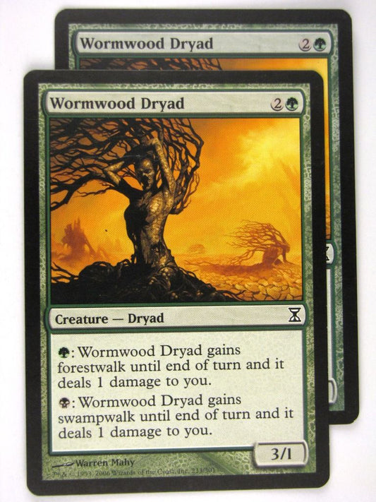 MTG Magic: The Gathering Cards: WORMWOOD DRYAD x2: TSP