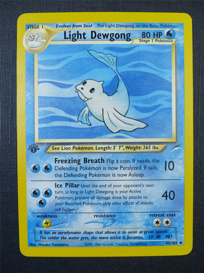 Light Dewgong 45/105 - 1st edition - Pokemon Card #7P6