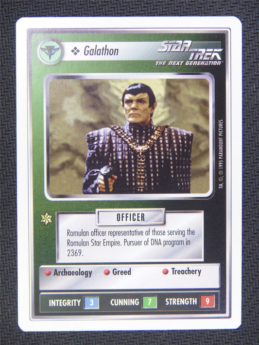 Galathon White Border - Star Trek Next Gen Card  #4PE
