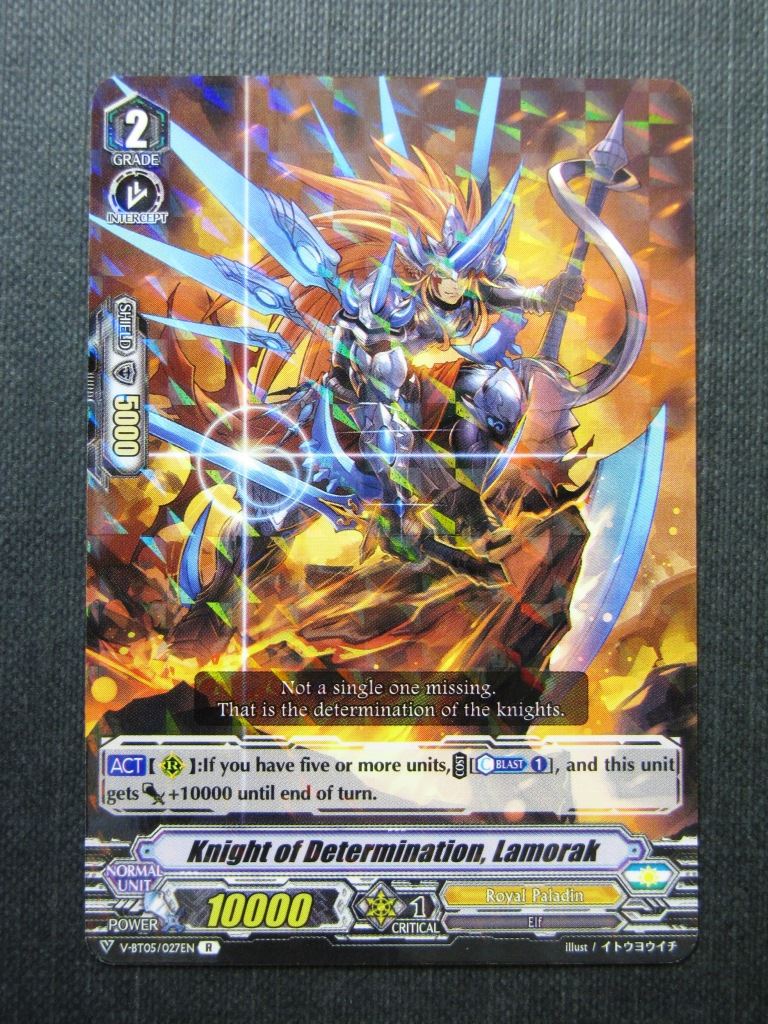 Knight of Determination Lamorak V-BT05 R - Vanguard Cards #3O