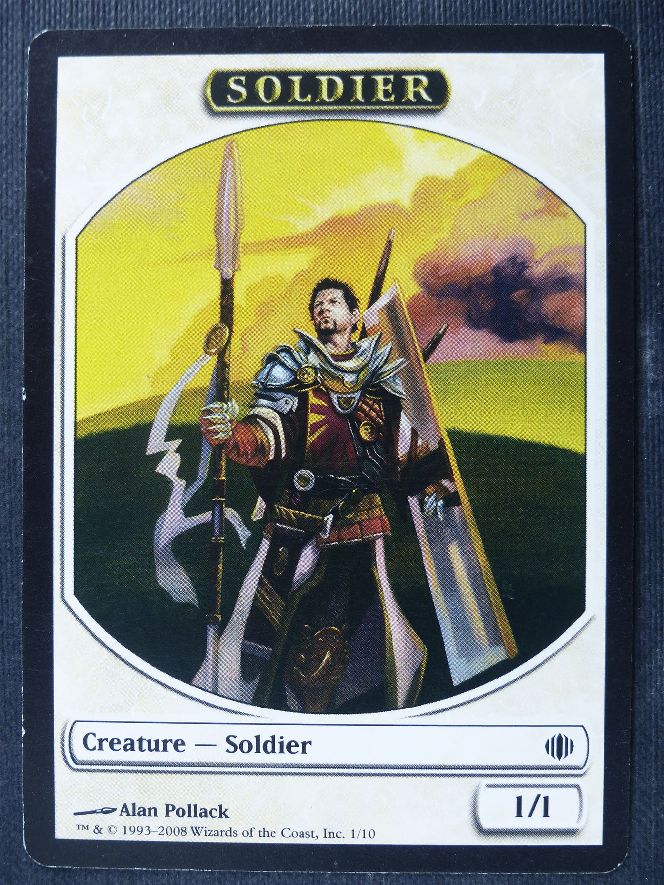 Soldier Token - Mtg Card #3ZJ