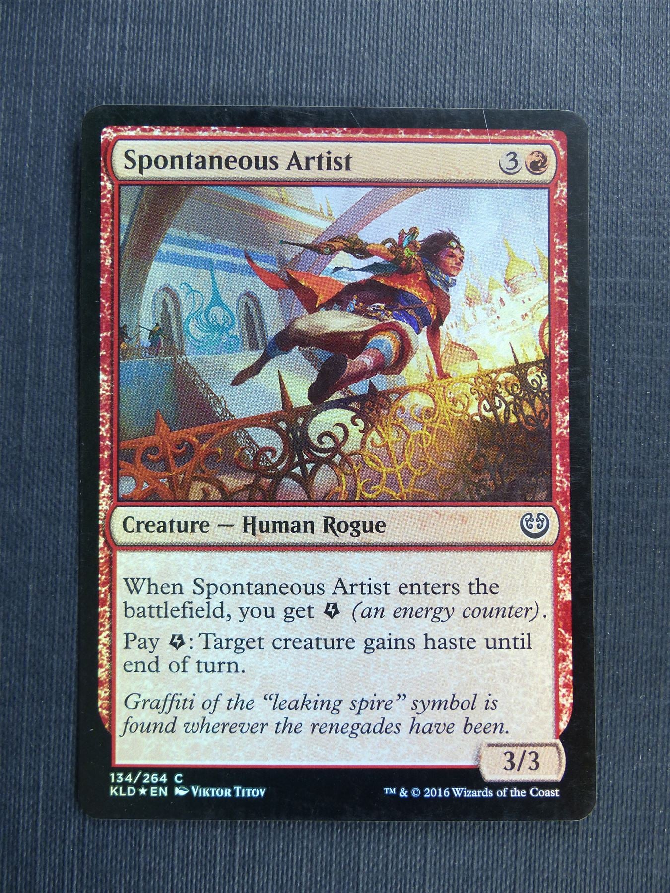 Spontaneous Artist Foil - Mtg Magic Cards #5CW