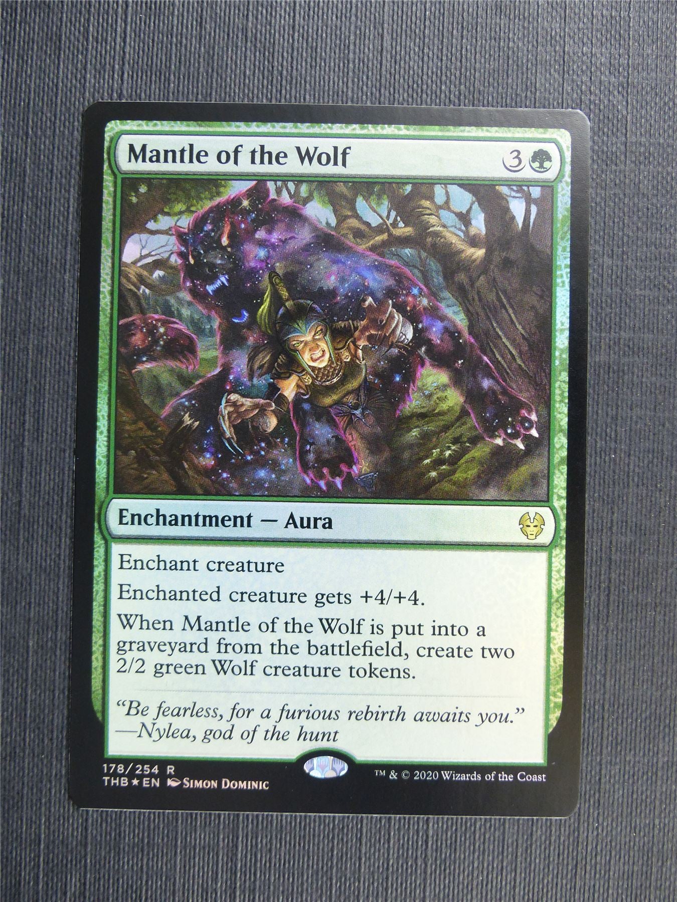 Mantle of the Wolf Foil  #3HI