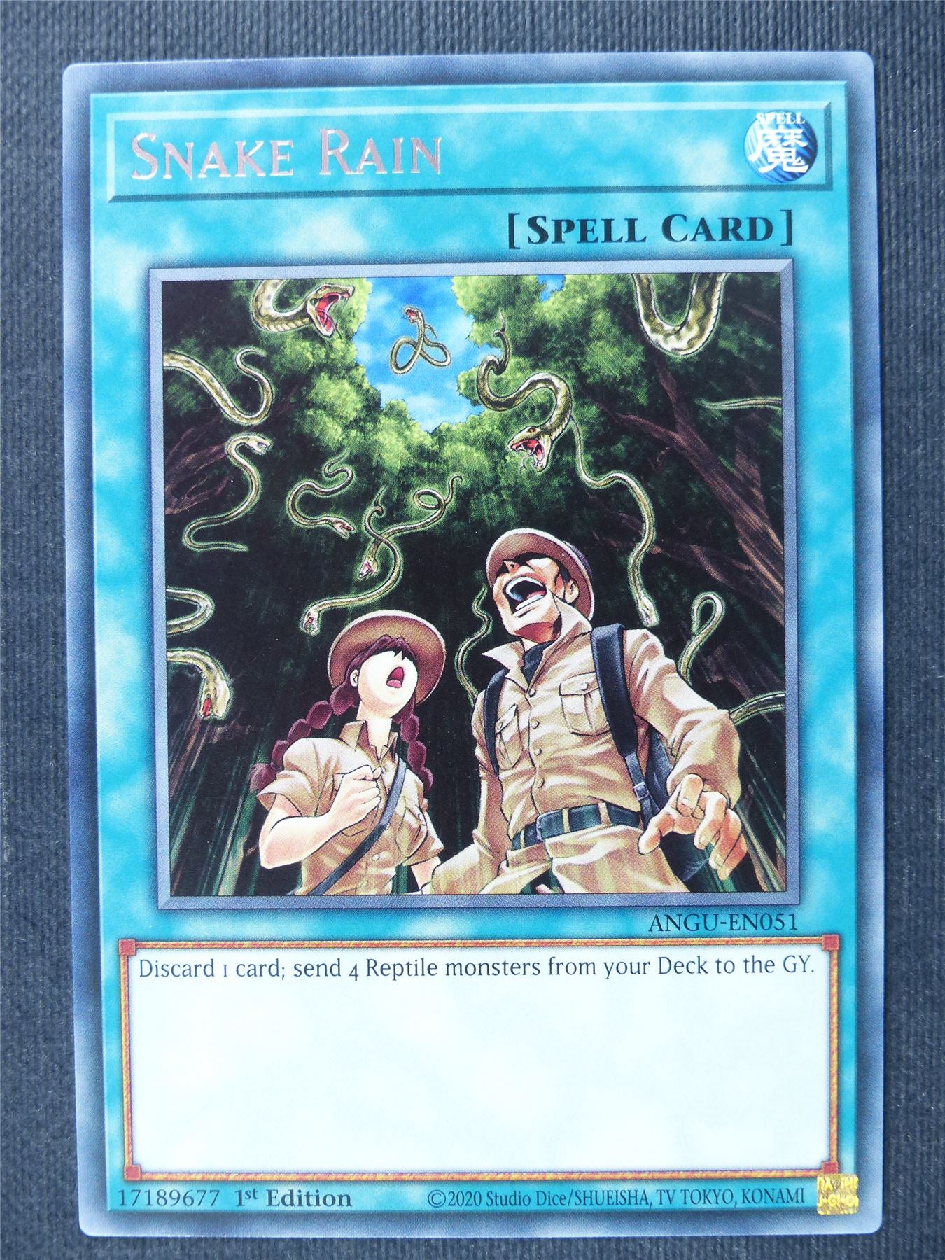 Snake Rain ANGU Rare - 1st ed Yugioh Cards #363