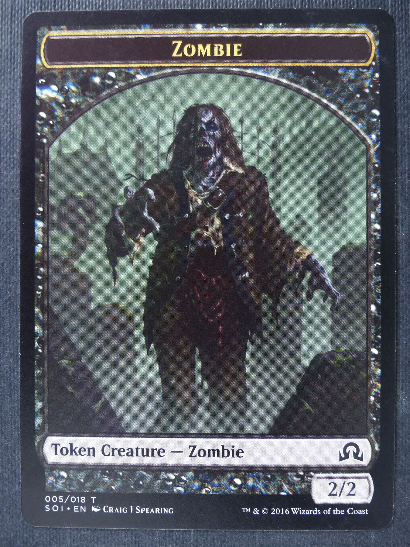 Zombie Token - Mtg Card #3VX