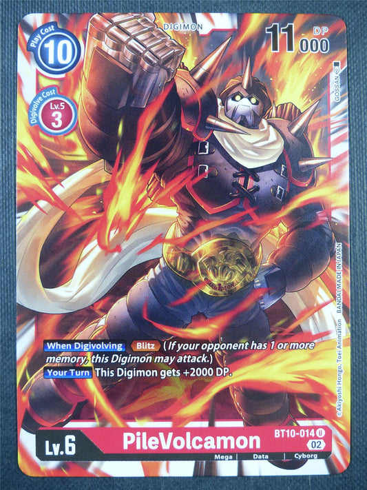 PileVolcamon BT10-014 U - Xros Encounter - Digimon Card #98C