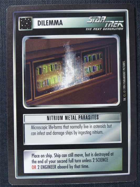 Nitrium Metal Parasites - NG - Star Trek Cards #17Y