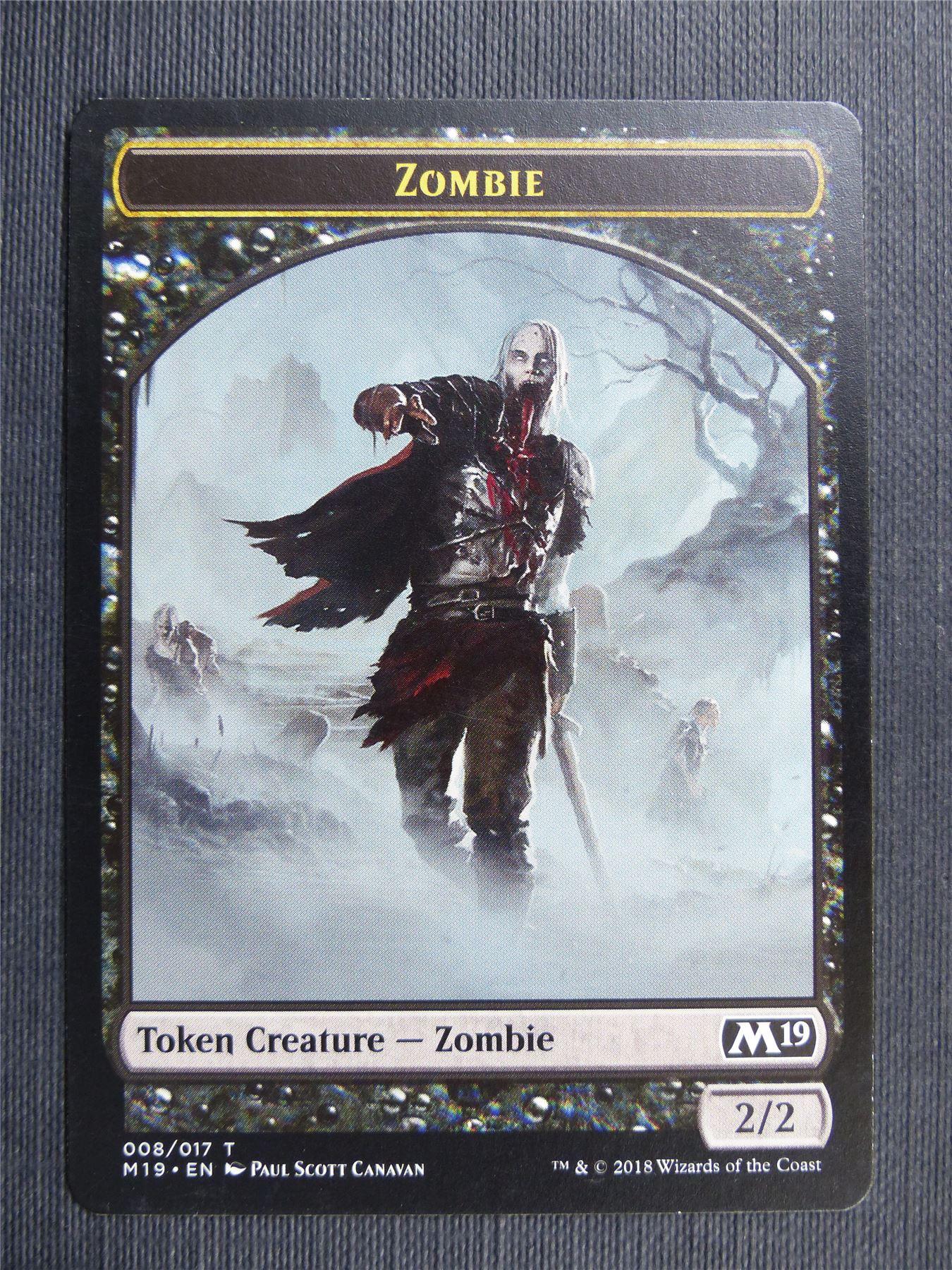 Zombie Token - Mtg Magic Cards #461