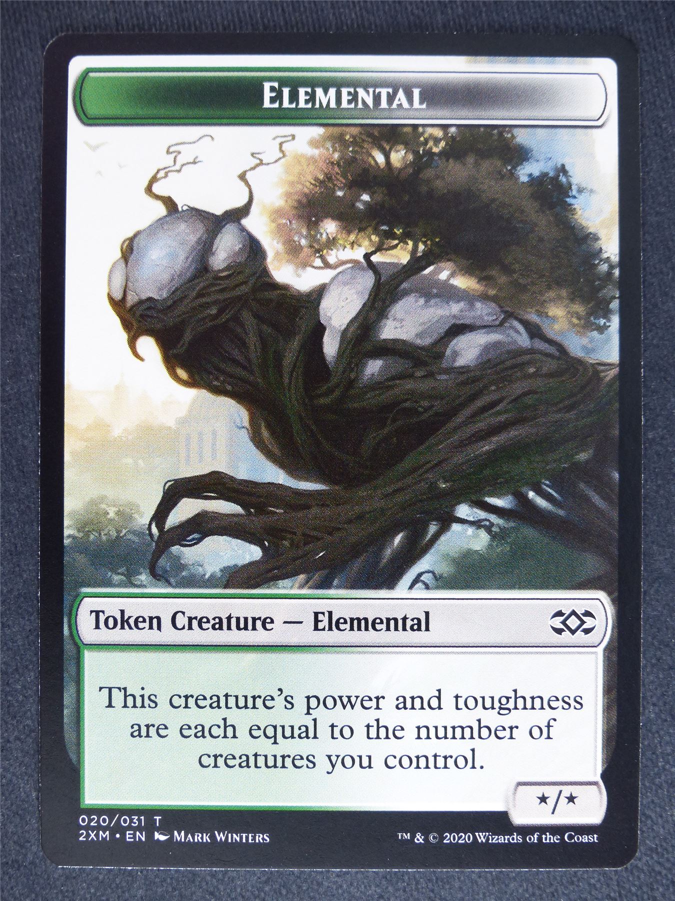 Elemental Token - Double Masters - Mtg Magic Cards #8D