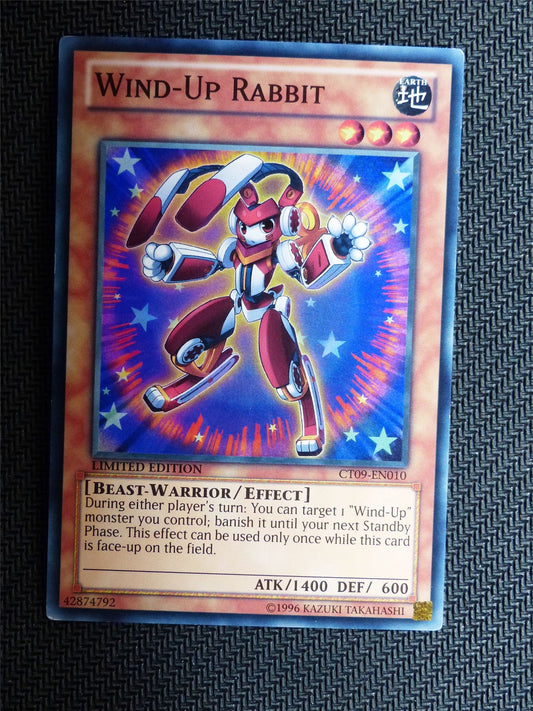 Wind Up Rabbit - CT09 - Super Rare - Yugioh Card # 1C99