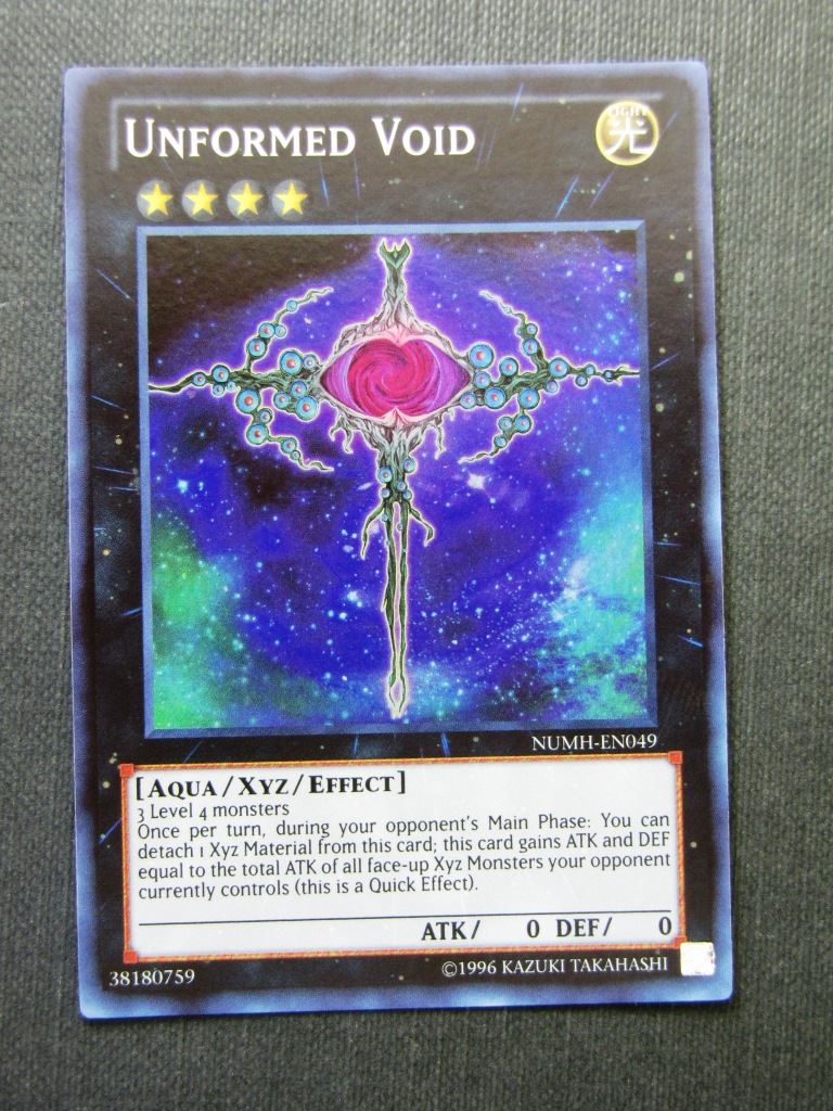 Unformed Void NUMH Super Rare - Yugioh Cards #L9