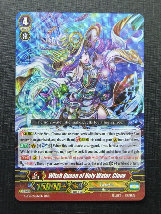 Witch Queen of Holy Water Clove G-FC02 RRR played - Vanguard Card # 9B36