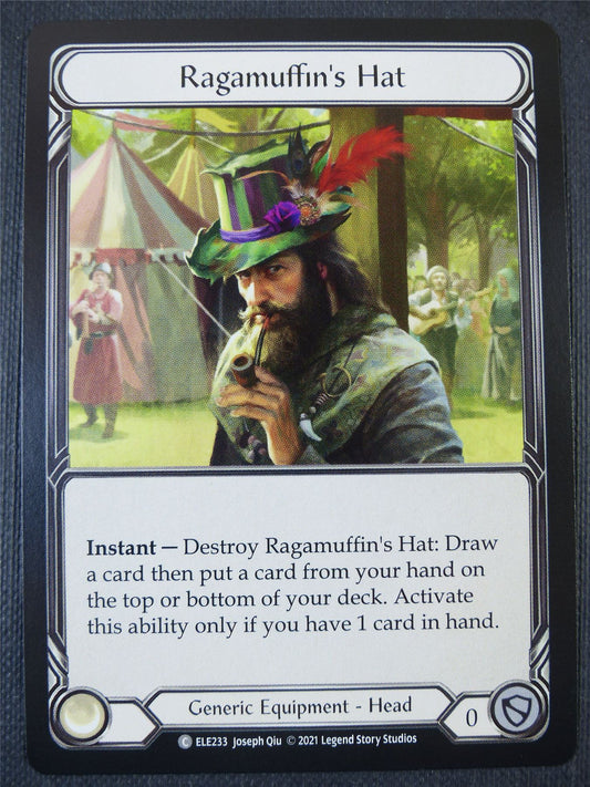 Ragamuffin's Hat - Tales of Aria 1st ed - Flesh and Blood Card #65E