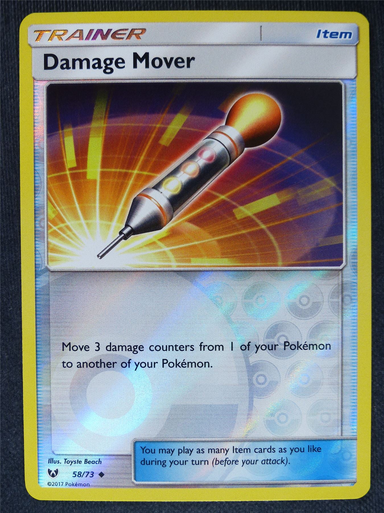 Damage Mover 58/73 Reverse Holo Mint - Pokemon Cards #2K