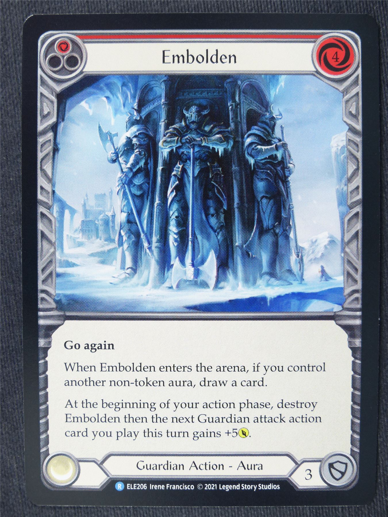 Embolden R Red - 1st Ed Tales of Aria - Flesh and Blood