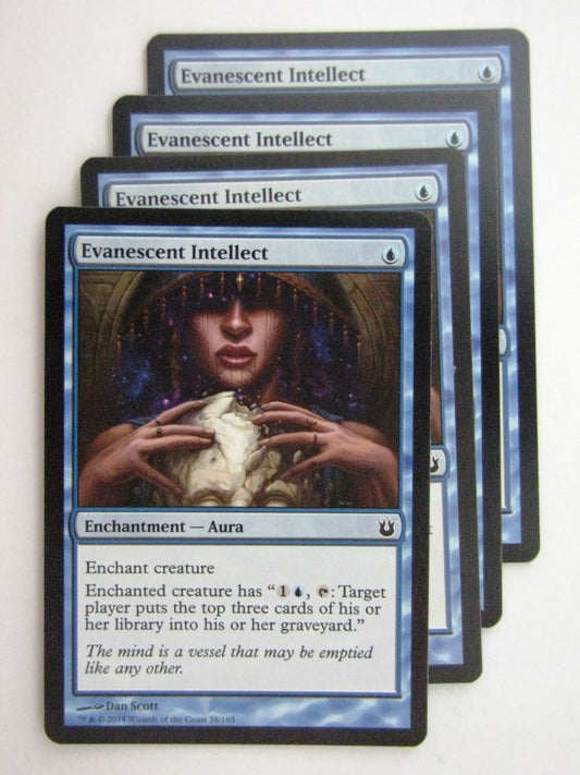 MTG Magic Cards: EVANESCENT INTELLECT x4 Born of the Gods playset # 24B95