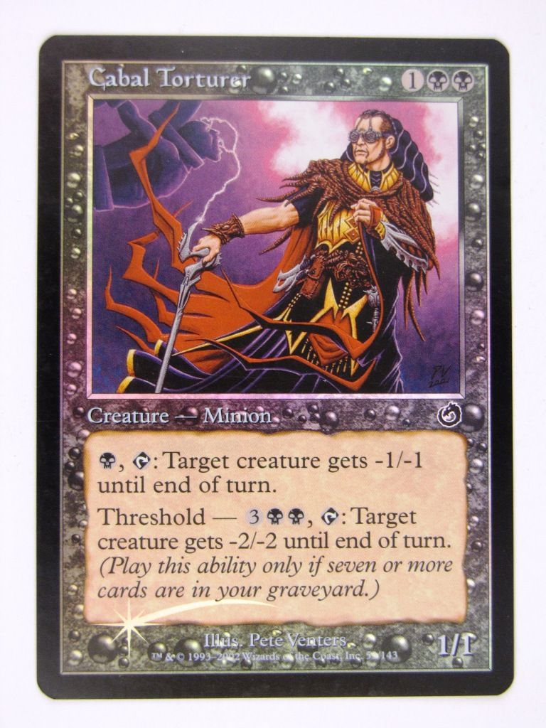 Mtg FOIL - CABAL TORTURER - played