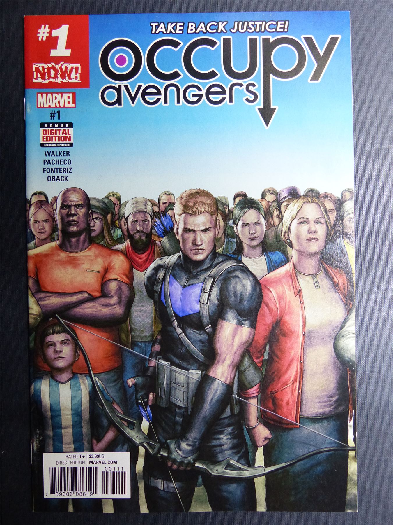 Occupy AVENGERS #1 - Marvel Comics #B