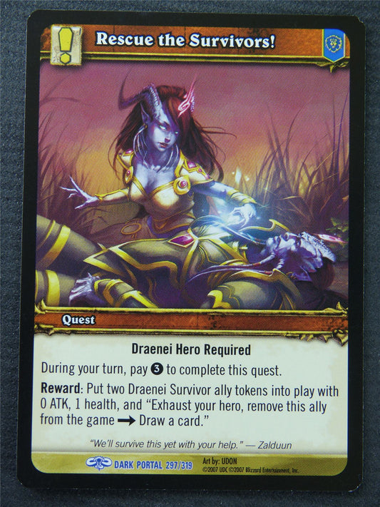 Rescue The Survivors - Rare - World Of Warcraft #1LV