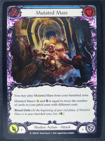 Mutated Mass Blue - Monarch Unlimited - Flesh and Blood Cards #GI