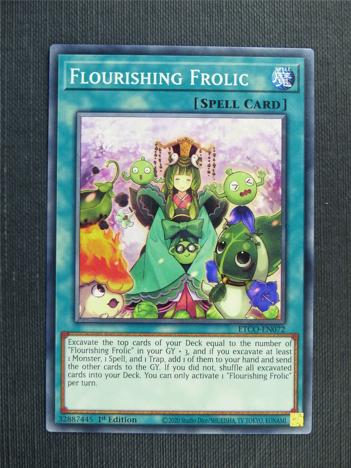 Flourishing Frolic - ETCO - 1st ed Yugioh Card