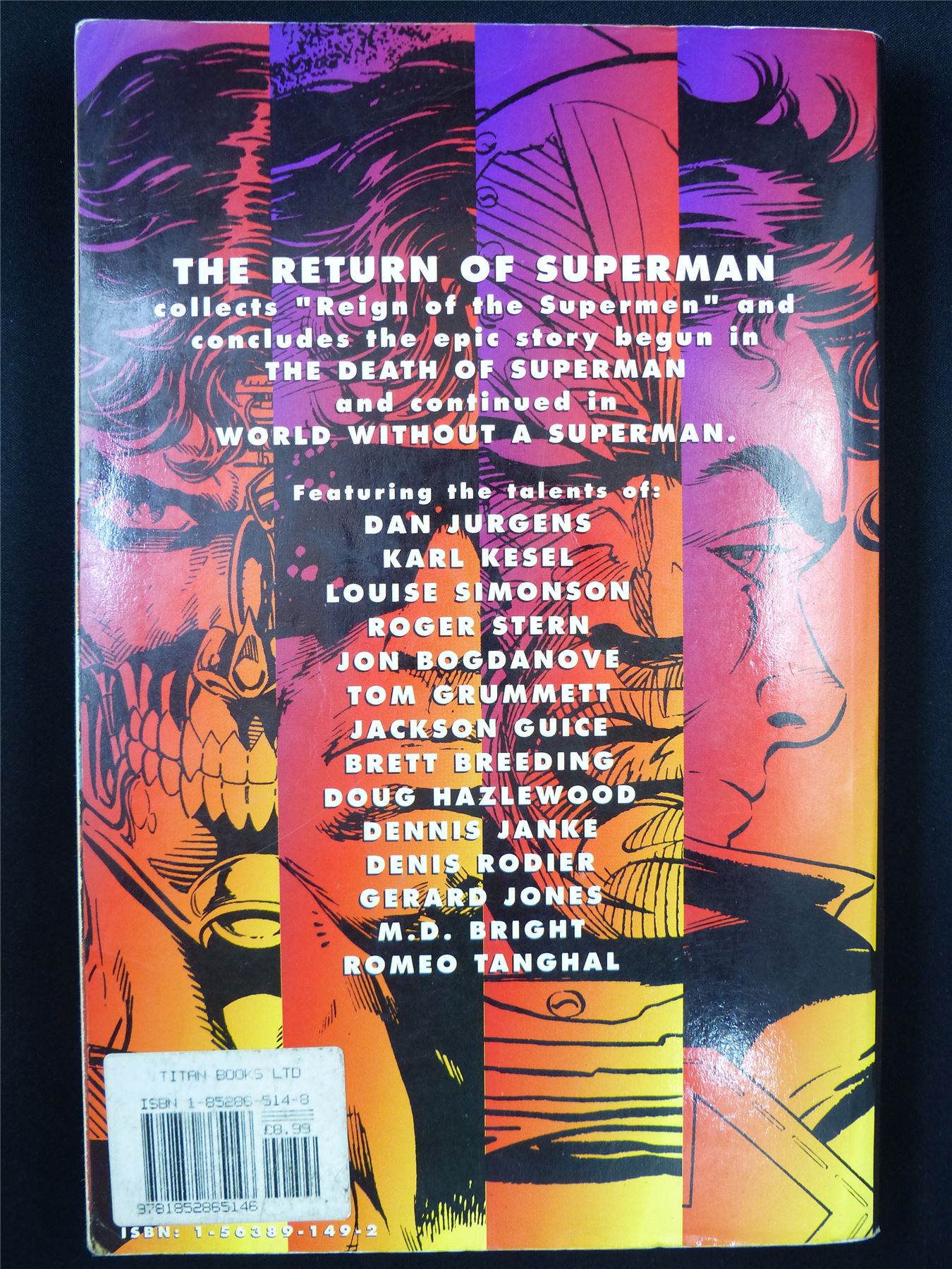 The Return of SUPERMAN - DC Graphic Softback #1EL